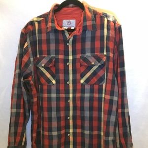 Territory Ahead Flannel Shirt Men's Sz Large L